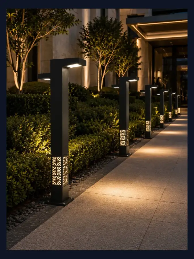 بولارد ممرات LED صناعة سعودية — موديل 10 — WSN-DP-083