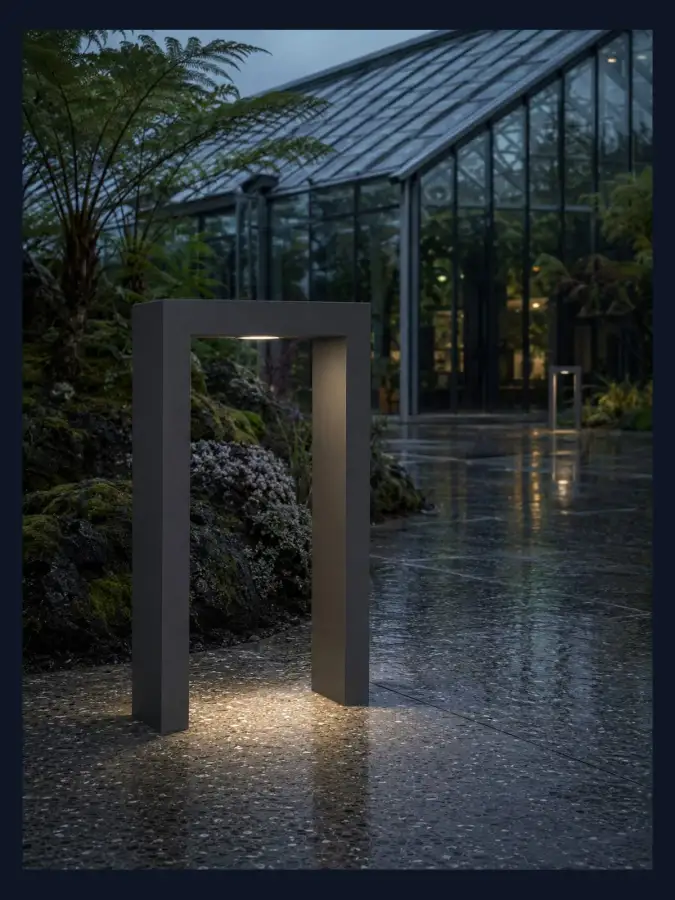 بولارد ممرات LED صناعة سعودية — موديل 23 — WSN-DP-096