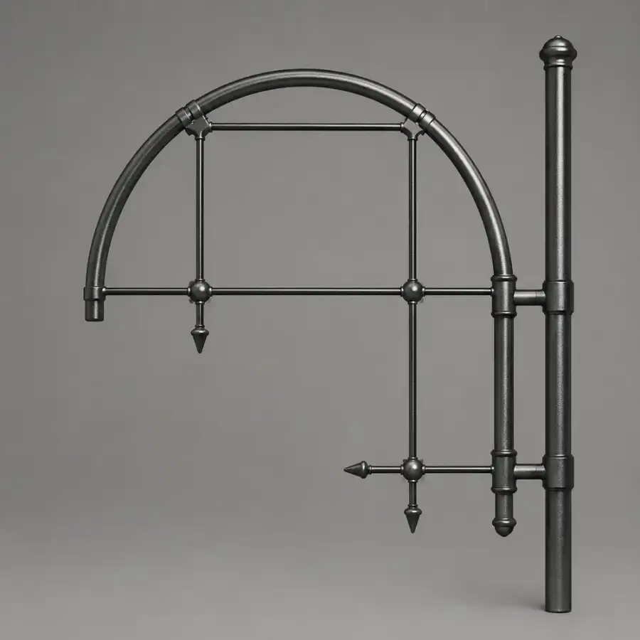 ذراع عمود إنارة احادي، مقاس 1500×1250 مم — WSN-PL-0973