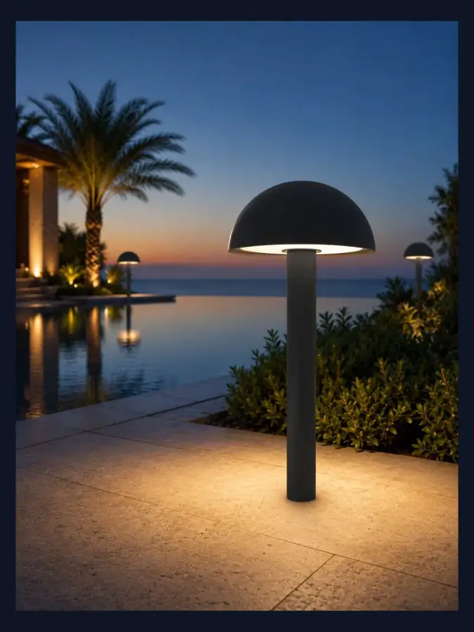 بولارد ممرات LED صناعة سعودية — موديل 18 — WSN-DP-091