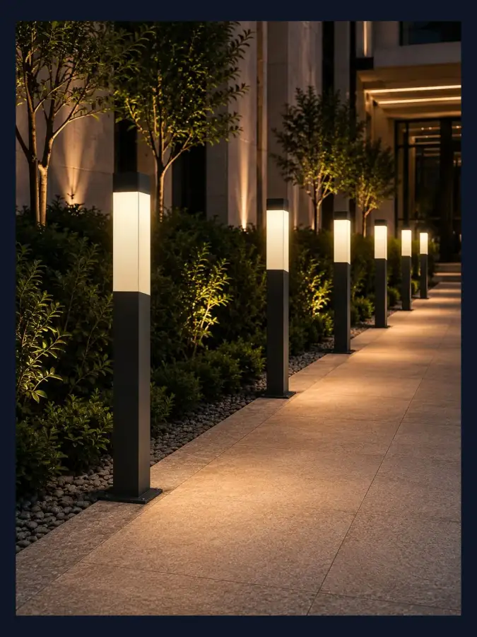 بولارد ممرات LED صناعة سعودية — موديل 11 — WSN-DP-084