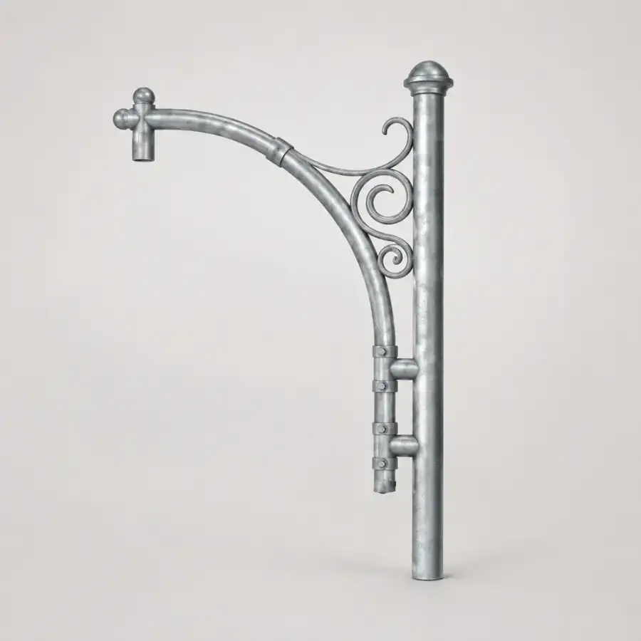 ذراع عمود إنارة احادي، ابعاد 1000×630 مم — WSN-PL-0979