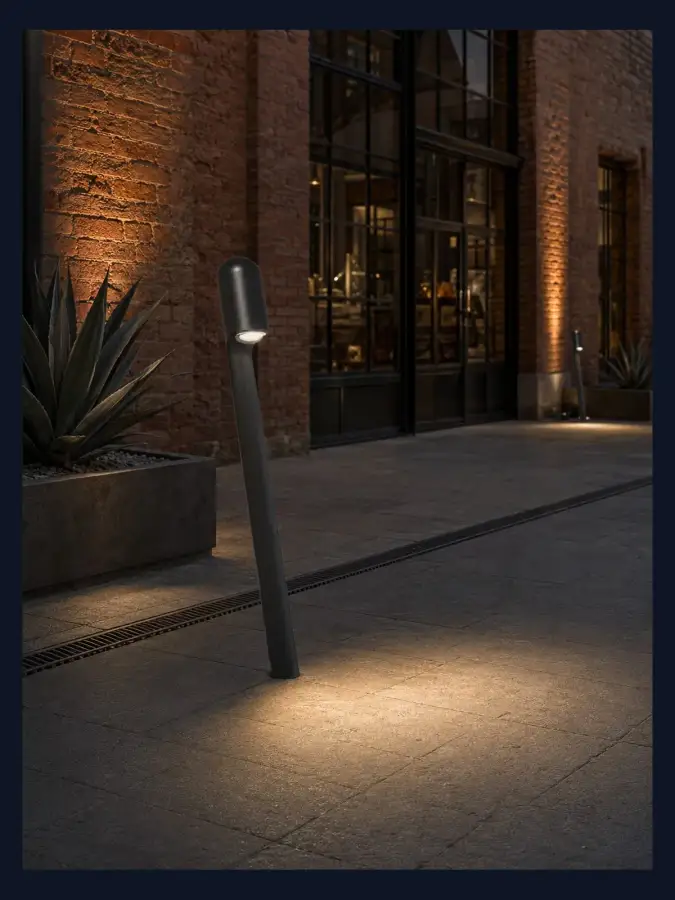 بولارد ممرات LED صناعة سعودية — موديل 26 — WSN-DP-099