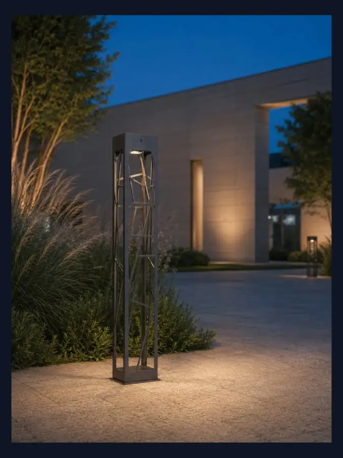 بولارد ممرات LED صناعة سعودية — موديل 17 — WSN-DP-090