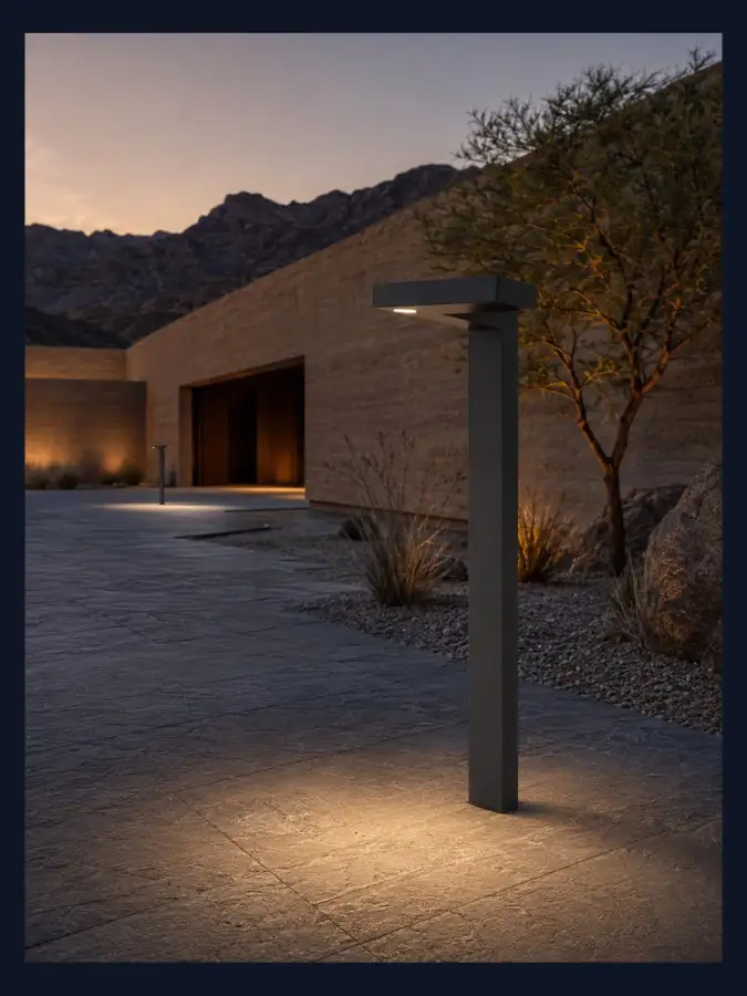 بولارد ممرات LED صناعة سعودية — موديل 22 — WSN-DP-095