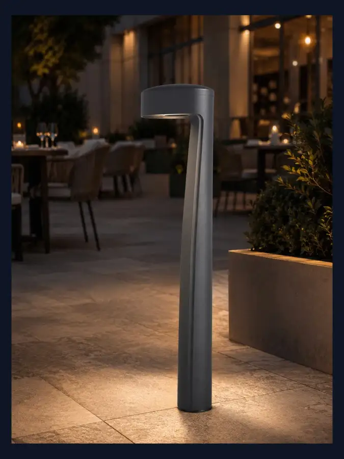 بولارد ممرات LED صناعة سعودية — موديل 19 — WSN-DP-092