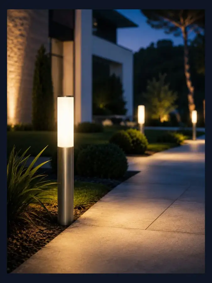 بولارد ممرات LED صناعة سعودية — موديل 05 — WSN-DP-078