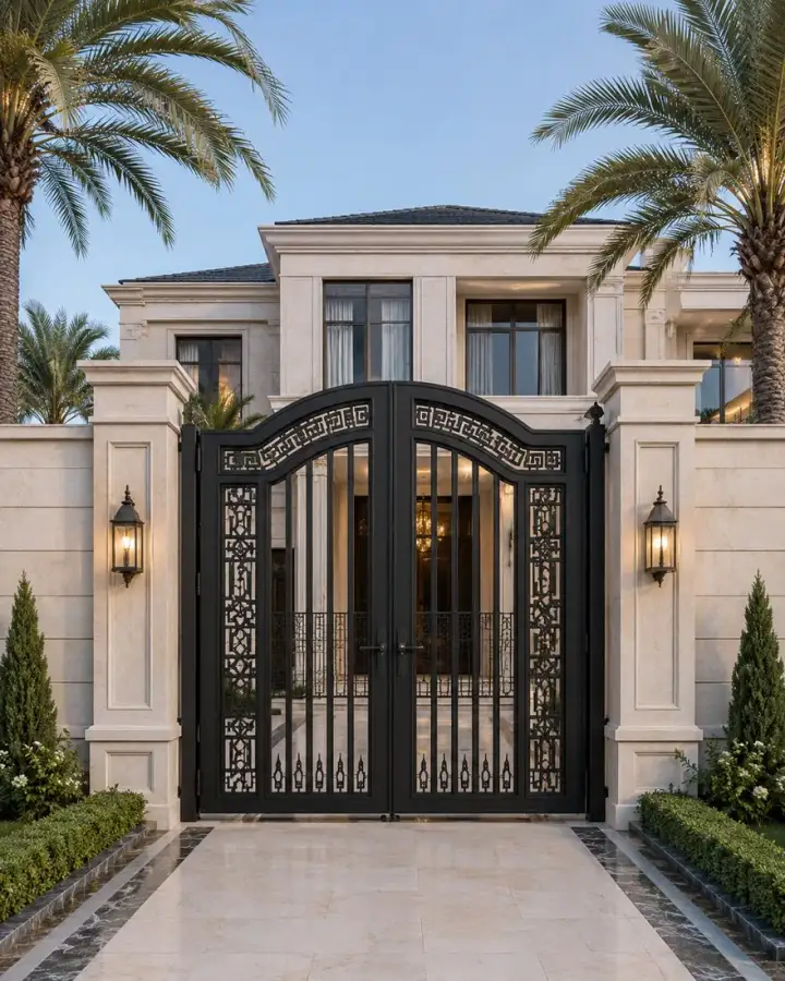بوابة حديد زخرفية — تصميم 03 — DG-03