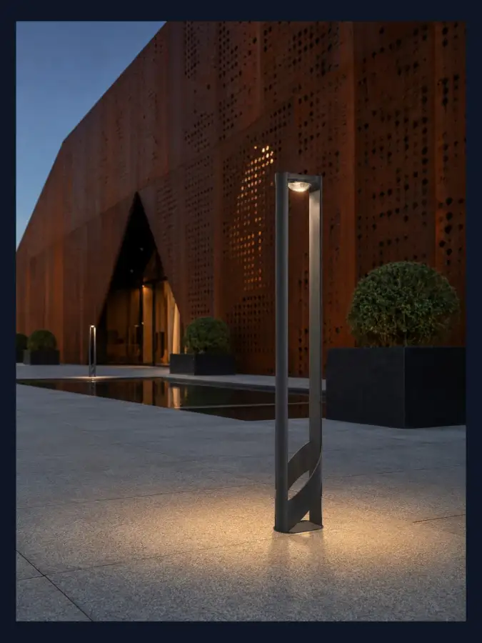 بولارد ممرات LED صناعة سعودية — موديل 24 — WSN-DP-097