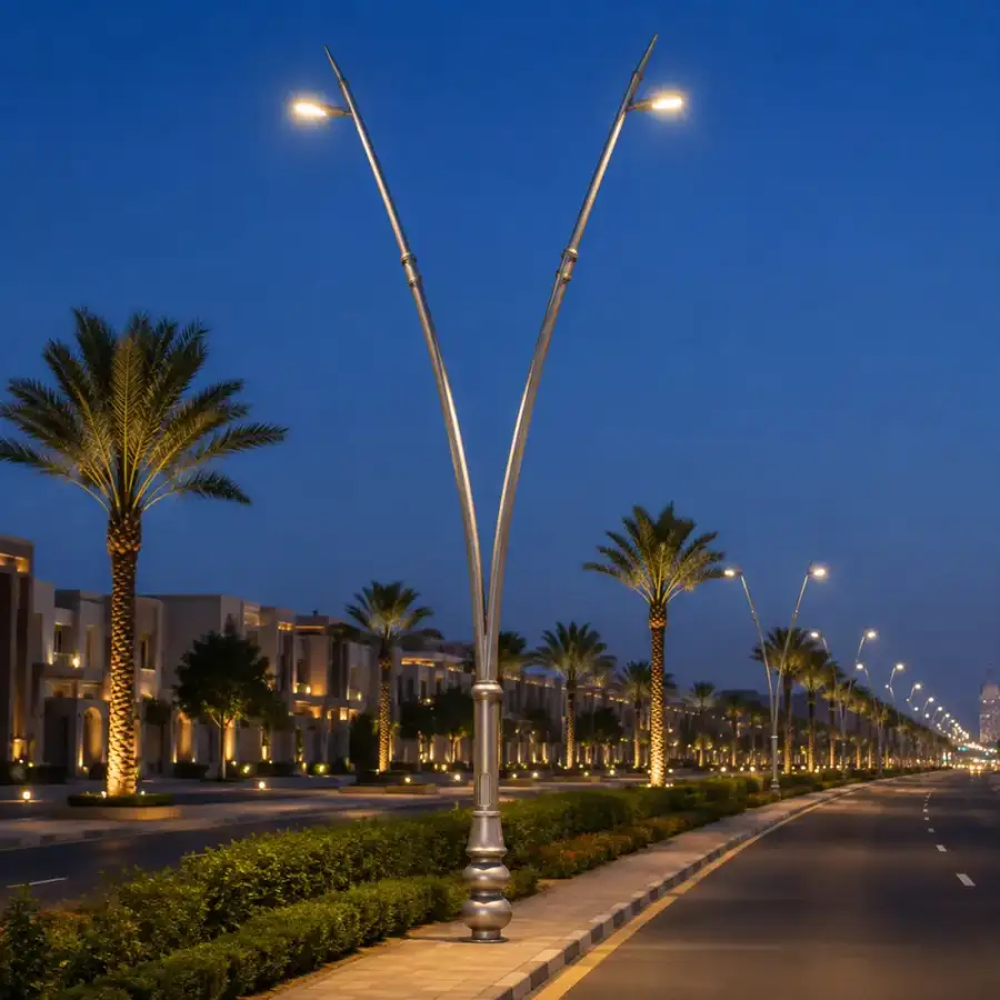 عمود إنارة شوارع 12 متر 4مم — WSN-SP-M21